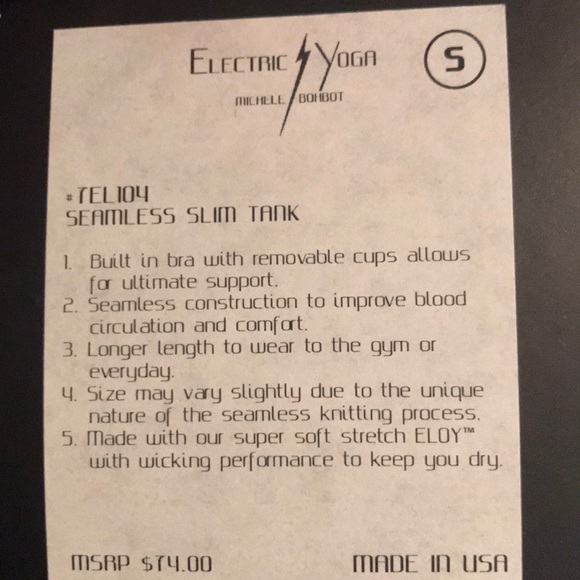 Electric Yoga Tank Top - Picture 3 of 4